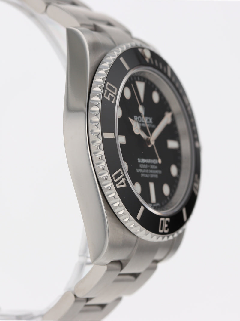 40743: Rolex Submariner 40 "No Date", Ref. 114060, Full Set 2018