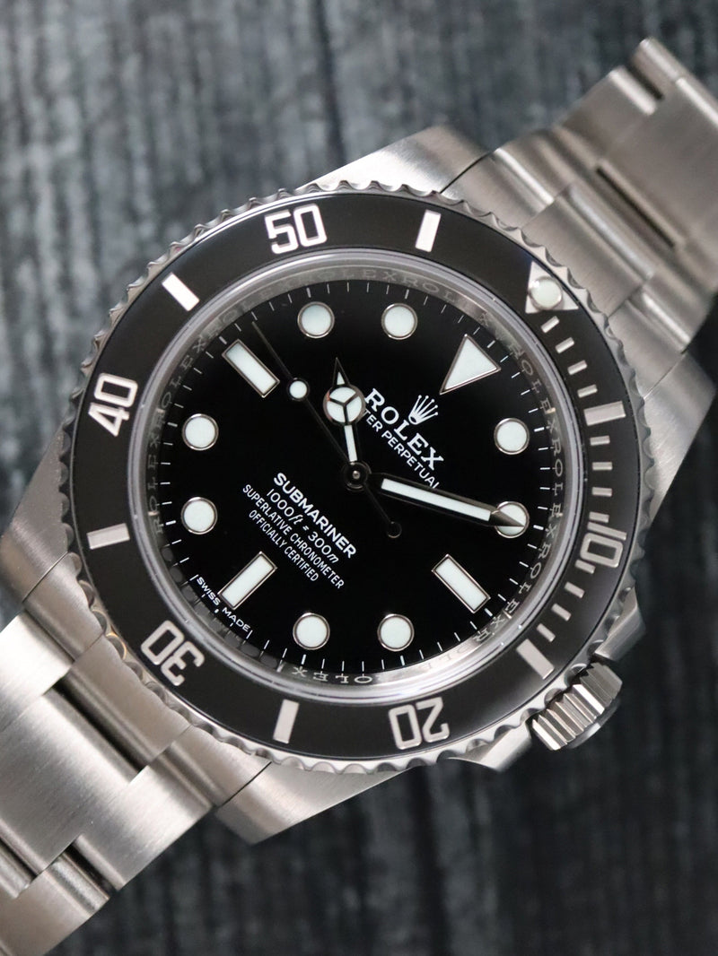 40743: Rolex Submariner 40 "No Date", Ref. 114060, Full Set 2018