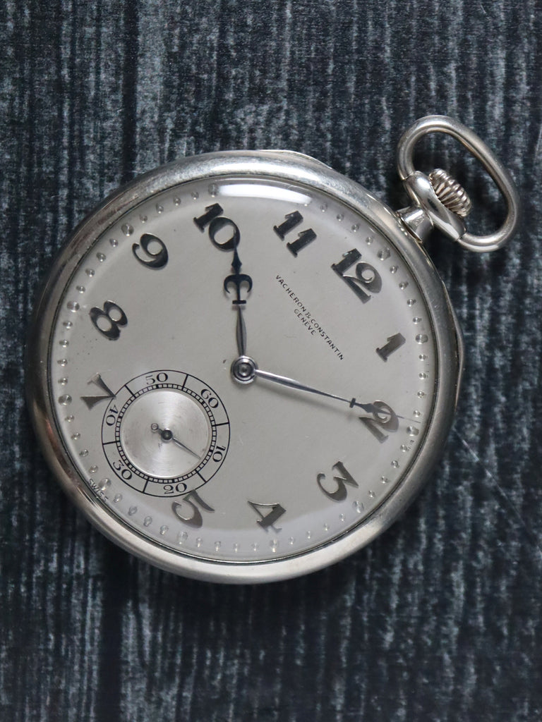 40745: Vacheron Constantin 18k White Gold Pocketwatch, Size 44mm