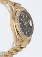 40748: Rolex 18k "Bark" President, Ref. 18078, Circa 1986