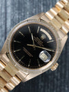 40748: Rolex 18k "Bark" President, Ref. 18078, Circa 1986