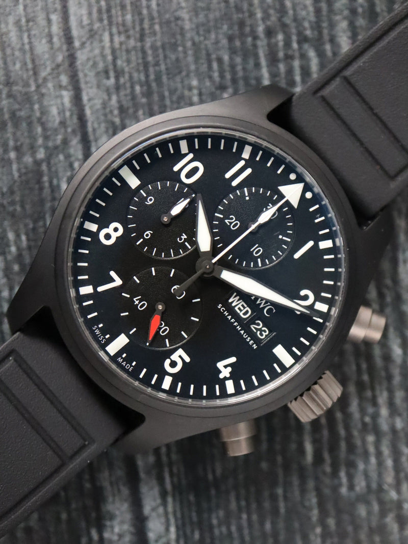 40749: IWC Pilot's Watch Chronograph 41 Top Gun, Ref. IW389401, 2025 Full Set