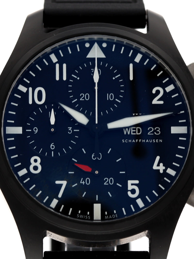 40749: IWC Pilot's Watch Chronograph 41 Top Gun, Ref. IW389401, 2025 Full Set