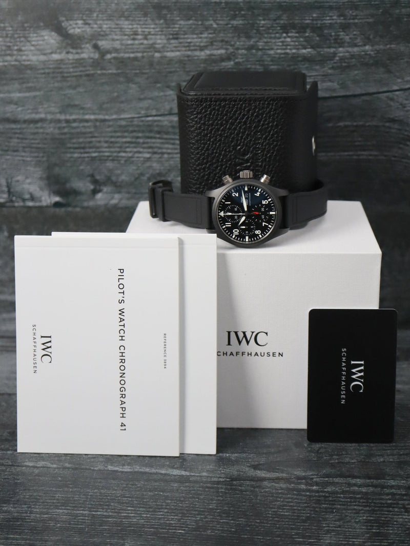 40749: IWC Pilot's Watch Chronograph 41 Top Gun, Ref. IW389401, 2025 Full Set