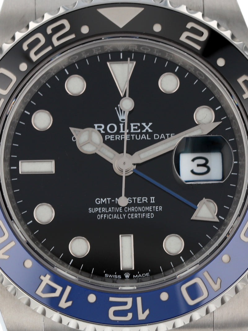 40750: Rolex GMT-Master II "Batman", Ref. 126710BLNR, 2022 Full Set