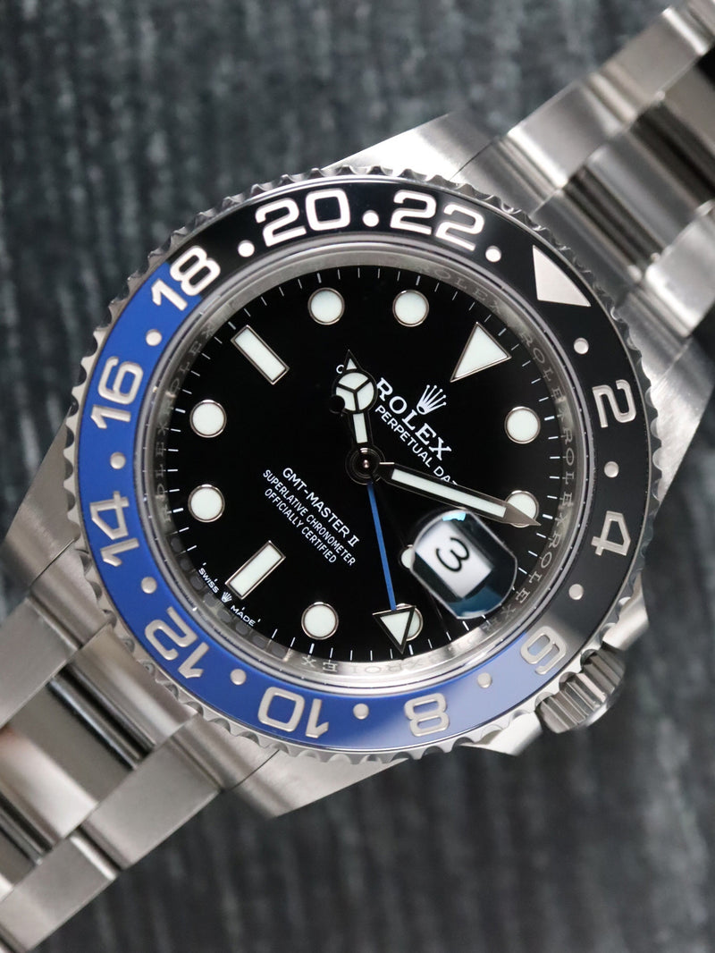 40750: Rolex GMT-Master II "Batman", Ref. 126710BLNR, 2022 Full Set