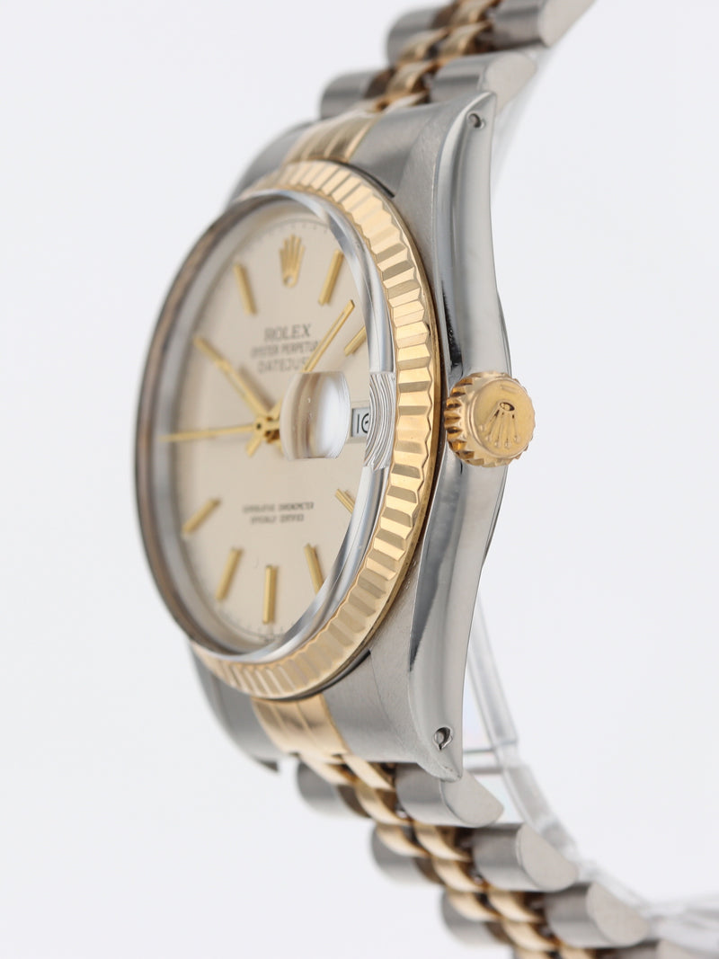 40751: Rolex Datejust 36, Ref. 16013, Rolex Papers Circa 1986