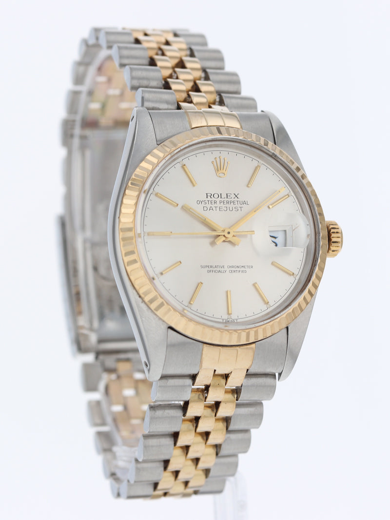 40751: Rolex Datejust 36, Ref. 16013, Rolex Papers Circa 1986