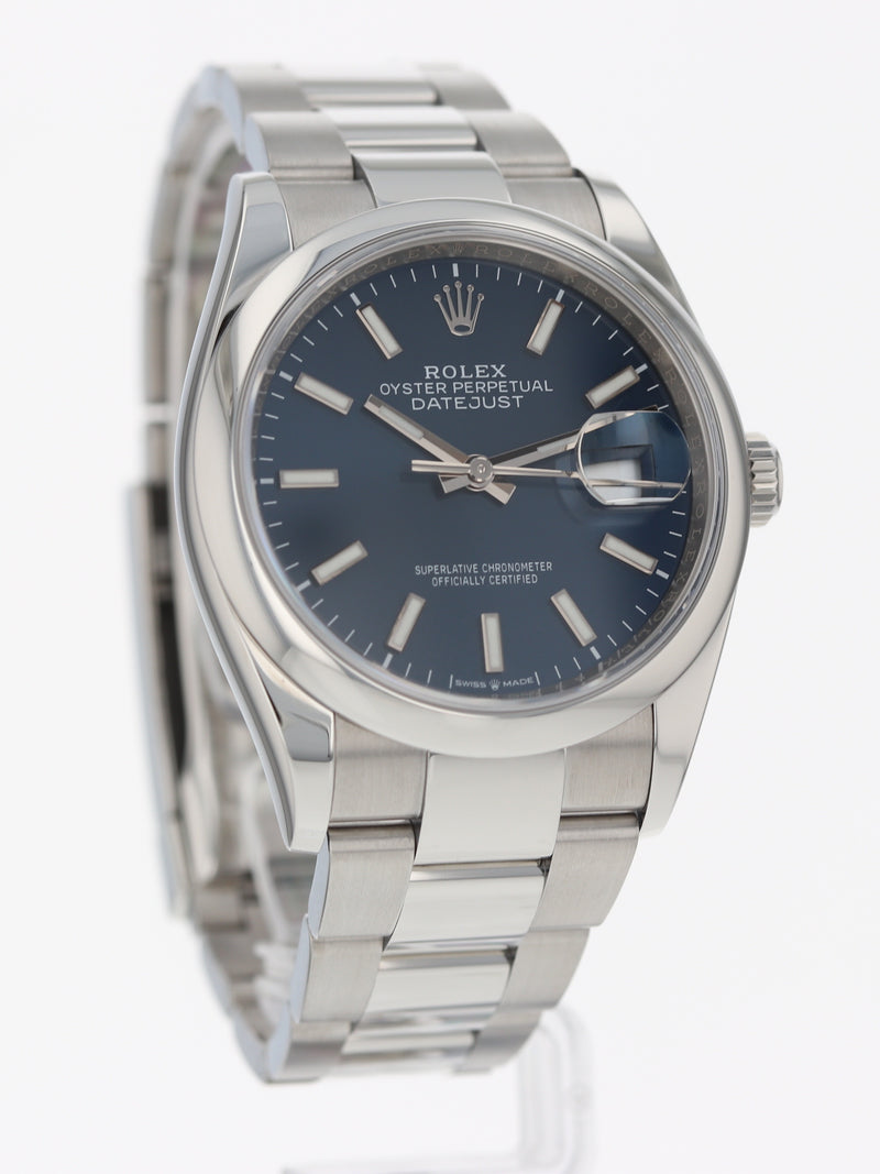 40754: Rolex Datejust 36, Ref. 126200, Box and 2020 Card