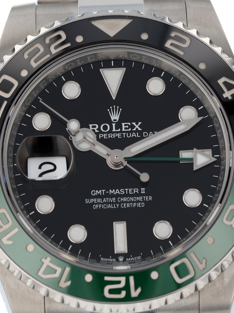 40755: Rolex GMT-Master II "Sprite", Ref. 126720VTNR, 2024 Full Set