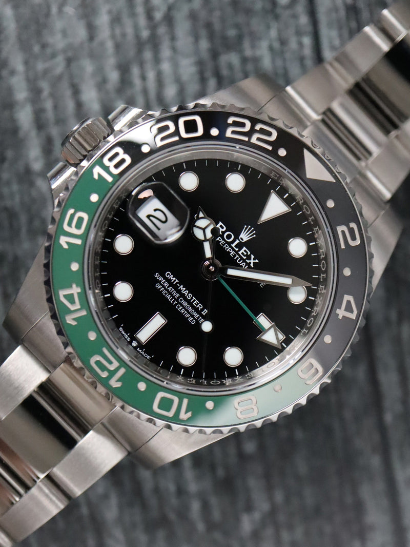 40755: Rolex GMT-Master II "Sprite", Ref. 126720VTNR, 2024 Full Set
