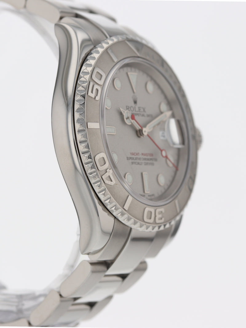 40758: Rolex Yacht-Master 40, Ref. 16622, Rolex Box and 2023 Service card + Rolex CPO 2025 Card