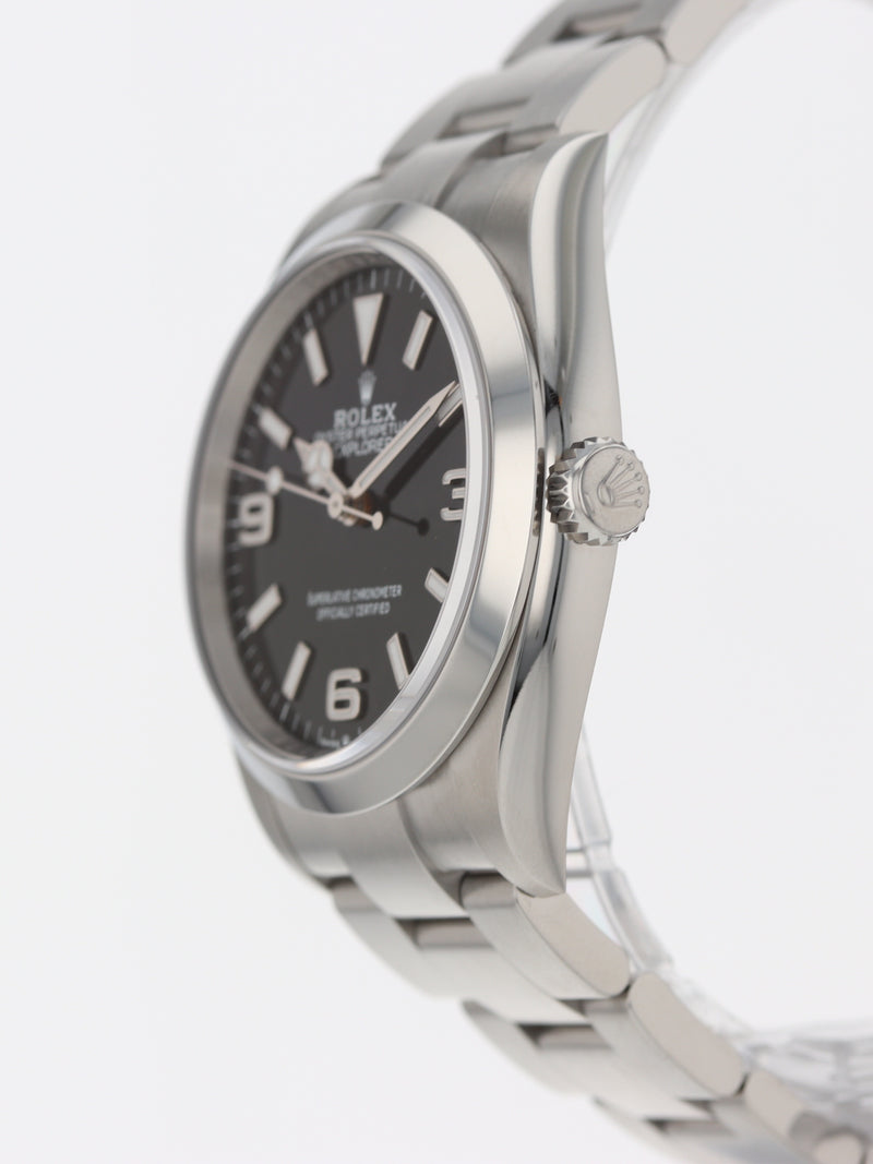 40763: Rolex Explorer 36, Ref. 124270, Box and 2021 Card