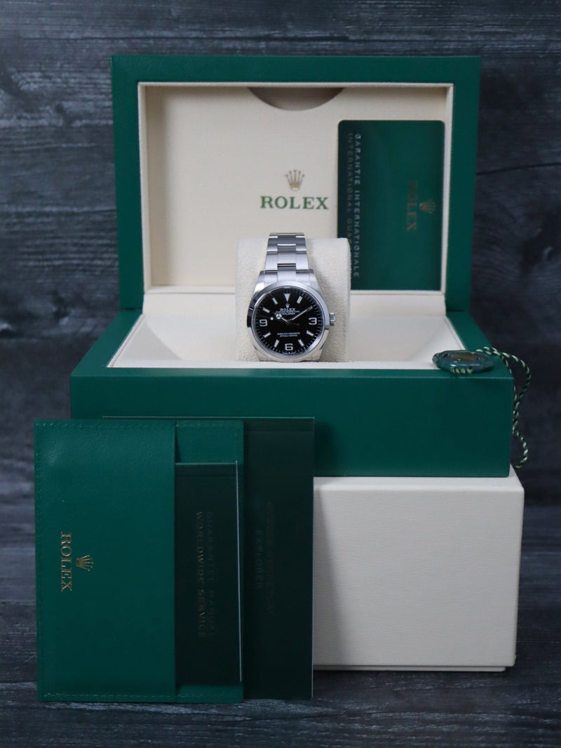 40763: Rolex Explorer 36, Ref. 124270, Box and 2021 Card
