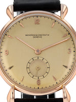 40768: Vacheron Constantin 18k Rose Gold Vintage Wristwatch, Size 31mm, Circa 1940's
