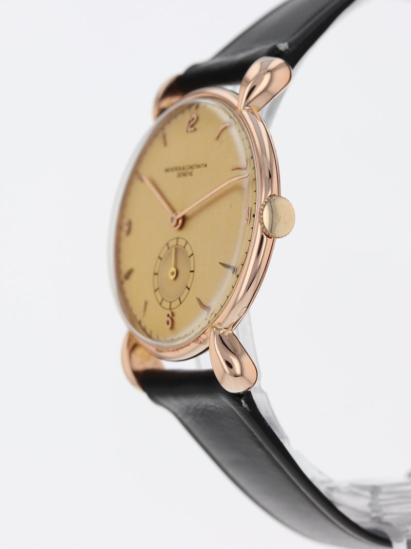 40768: Vacheron Constantin 18k Rose Gold Vintage Wristwatch, Size 31mm, Circa 1940's