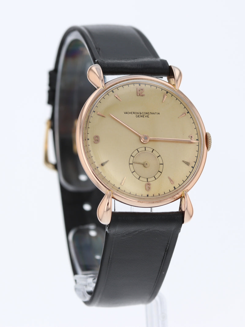 40768: Vacheron Constantin 18k Rose Gold Vintage Wristwatch, Size 31mm, Circa 1940's
