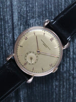 40768: Vacheron Constantin 18k Rose Gold Vintage Wristwatch, Size 31mm, Circa 1940's