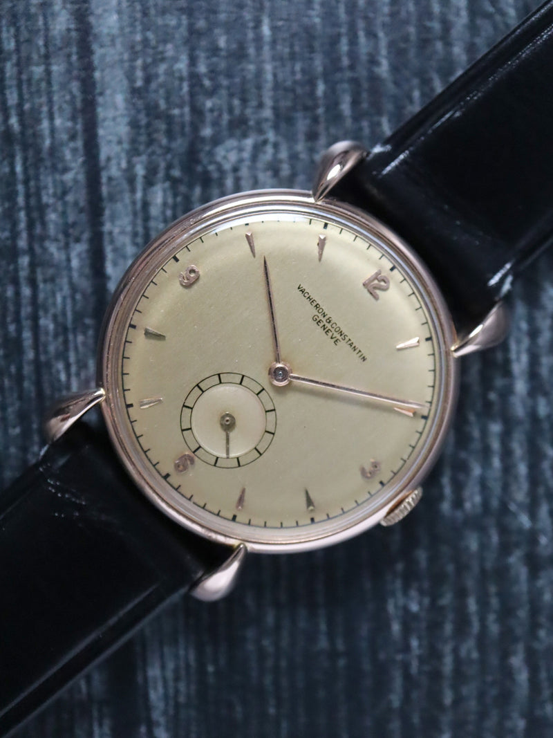 40768: Vacheron Constantin 18k Rose Gold Vintage Wristwatch, Size 31mm, Circa 1940's