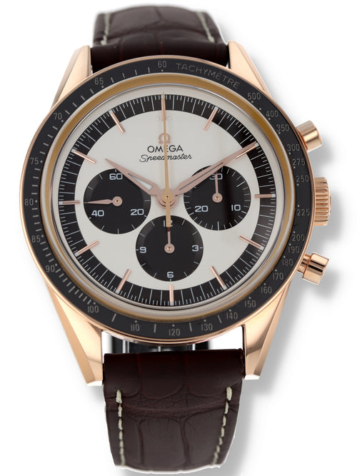 40777: Omega 18k Sedna FOIS Speedmaster Anniversary, Ref. 311.63.40.30.02.001, Box and 2021 Card