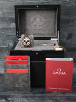 40777: Omega 18k Sedna FOIS Speedmaster Anniversary, Ref. 311.63.40.30.02.001, Box and 2021 Card
