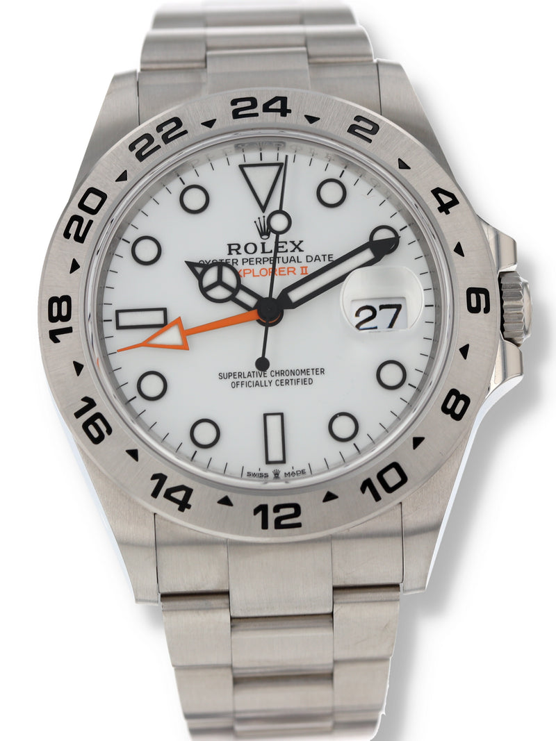 40780: Rolex Explorer II, Ref. 226570, 2025 Full Set LIKE NEW