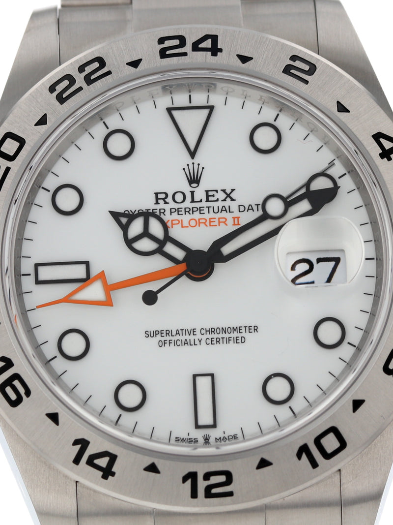 40780: Rolex Explorer II, Ref. 226570, 2025 Full Set LIKE NEW