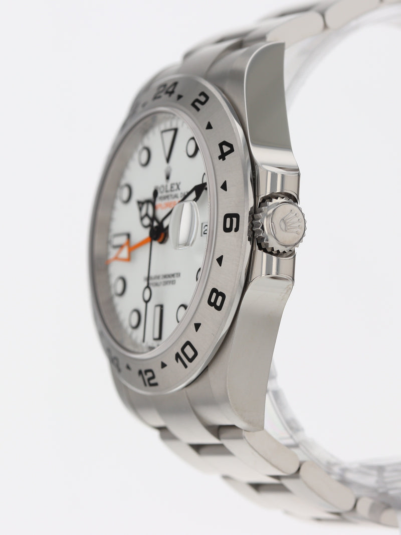 40780: Rolex Explorer II, Ref. 226570, 2025 Full Set LIKE NEW
