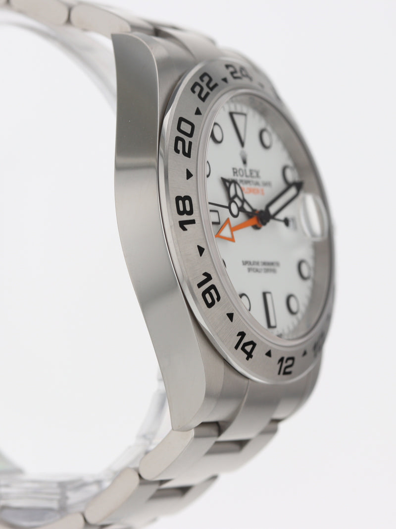 40780: Rolex Explorer II, Ref. 226570, 2025 Full Set LIKE NEW