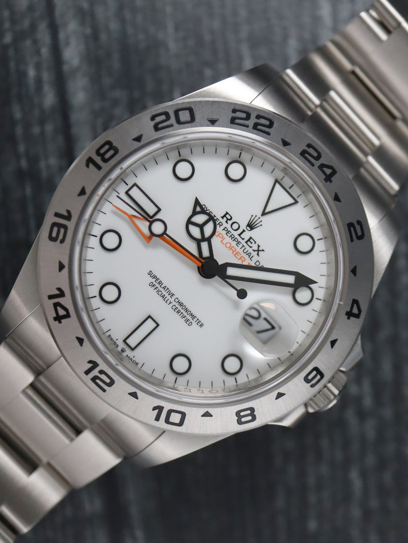 40780: Rolex Explorer II, Ref. 226570, 2025 Full Set LIKE NEW