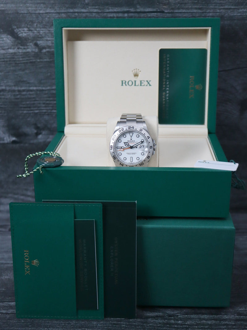 40780: Rolex Explorer II, Ref. 226570, 2025 Full Set LIKE NEW