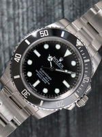 40789: Rolex Submariner 40 "No Date", Ref. 114060, Box and 2017 Card