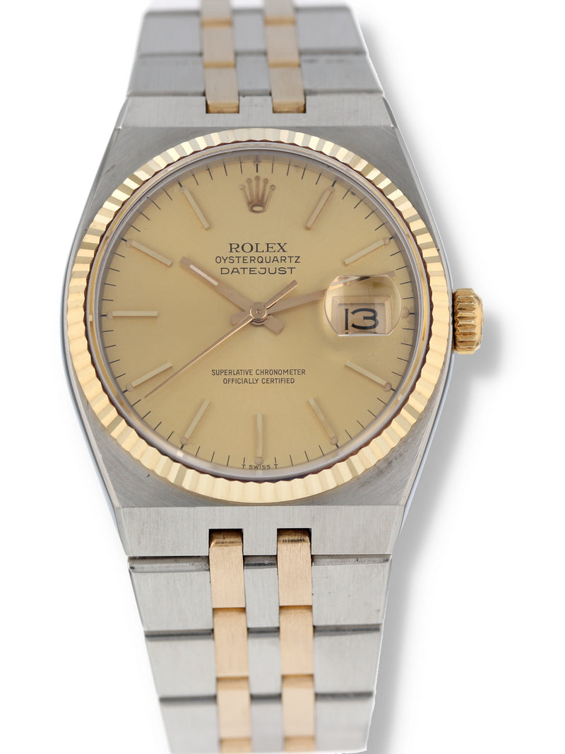 40819: Rolex OysterQuartz Datejust, Ref. 17013, Circa 1982