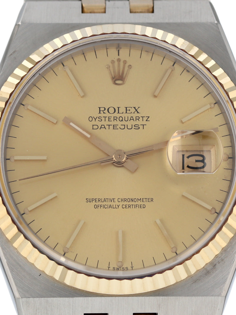 40819: Rolex OysterQuartz Datejust, Ref. 17013, Circa 1982
