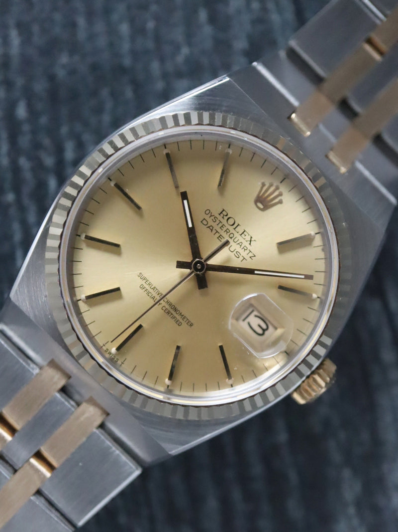 40819: Rolex OysterQuartz Datejust, Ref. 17013, Circa 1982