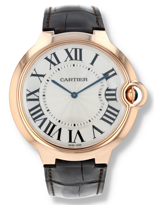 40823: Cartier 18k Rose Gold Ballon Bleu Extra Large, Ref. W6920054, Service Box and 2024 Service Paperwork