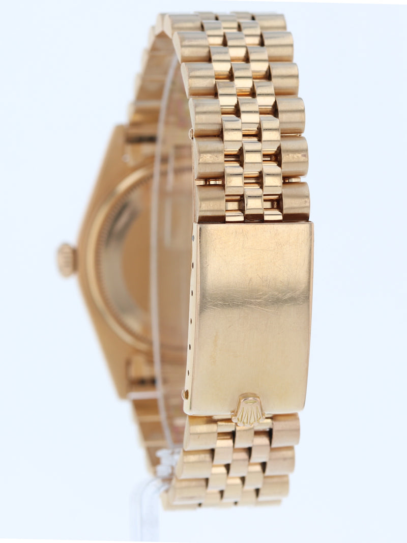 40850: Rolex Rare Vintage 18k Rose Gold Datejust, Ref. 1601, Circa 1972