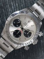 40852: Rolex Vintage "Big Red" Daytona, Ref. 6265, Box and Papers, Circa 1986. Unpolished