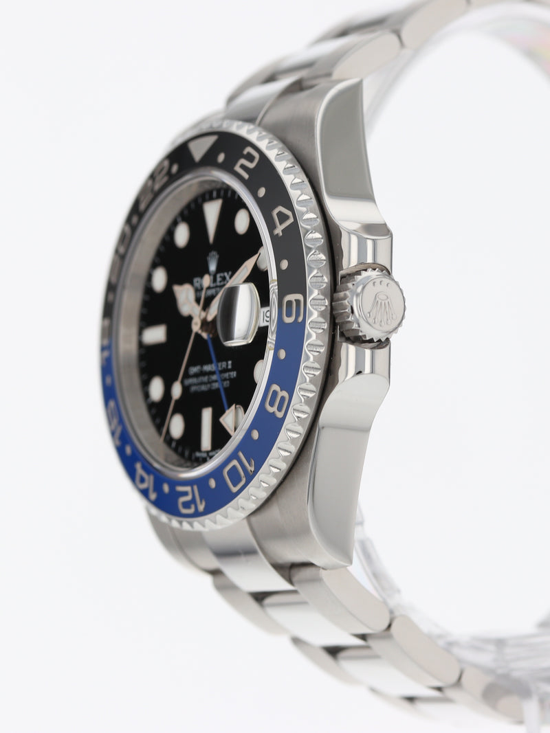 40854: Rolex GMT-Master II "Batman", Ref. 116710BLNR, 2014 Full Set
