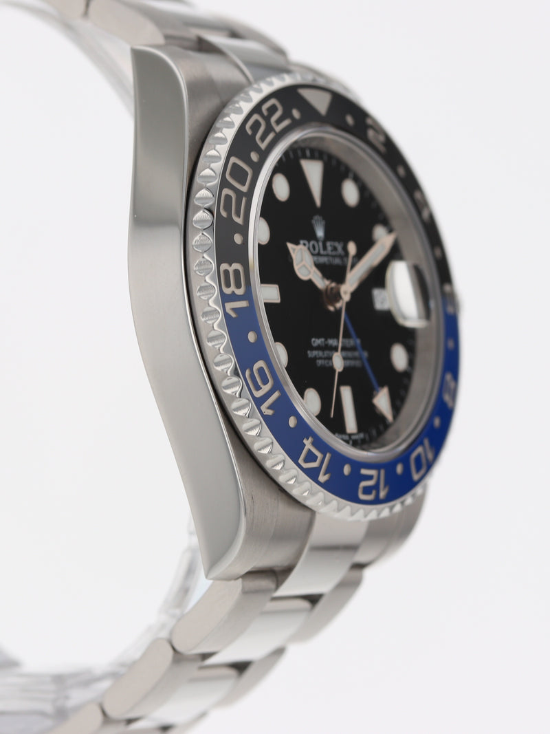 40854: Rolex GMT-Master II "Batman", Ref. 116710BLNR, 2014 Full Set