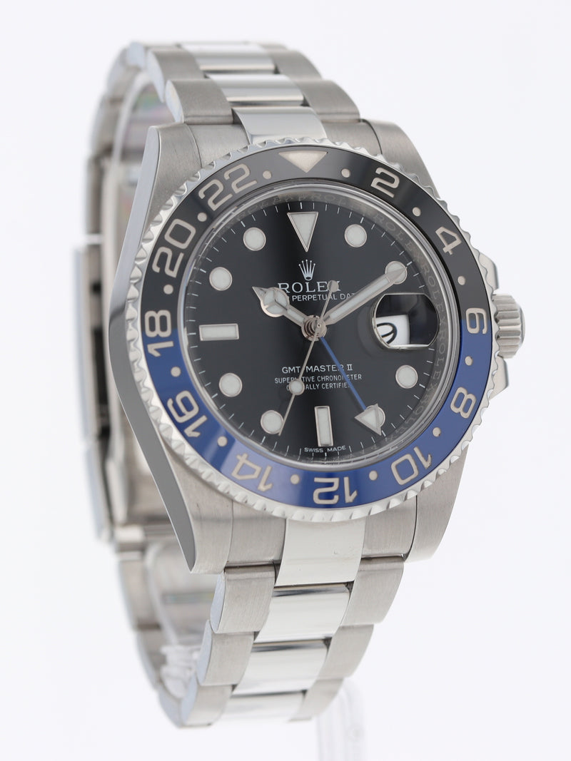 40854: Rolex GMT-Master II "Batman", Ref. 116710BLNR, 2014 Full Set