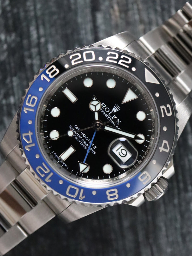 40854: Rolex GMT-Master II "Batman", Ref. 116710BLNR, 2014 Full Set