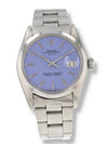 40857: Rolex Date, Ref. 1500, Custom Color Lavender Dial, Circa 1978
