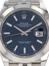 40859: Rolex Datejust 41, Ref. 126300, 2024 Full Set LIKE NEW Unpolished