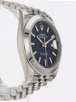 40859: Rolex Datejust 41, Ref. 126300, 2024 Full Set LIKE NEW Unpolished