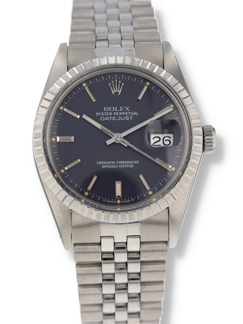 40874: Rolex vintage Datejust 36, Ref. 16030, Box and Papers, Circa 1985