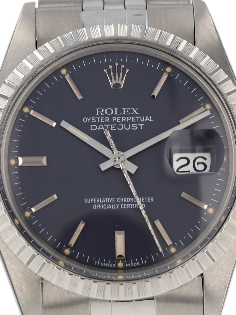 40874: Rolex vintage Datejust 36, Ref. 16030, Box and Papers, Circa 1985
