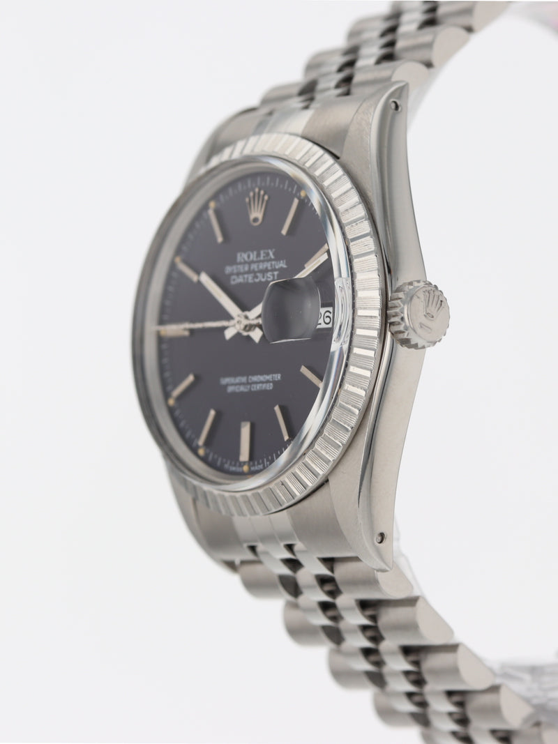 40874: Rolex vintage Datejust 36, Ref. 16030, Box and Papers, Circa 1985