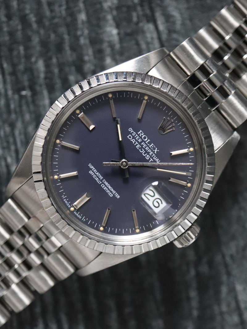 40874: Rolex vintage Datejust 36, Ref. 16030, Box and Papers, Circa 1985