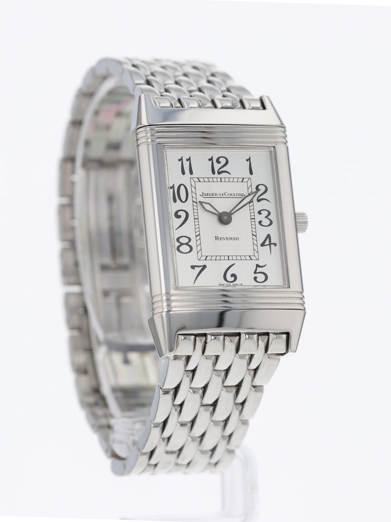 40883: Jaeger LeCoultre Small Reverso Classique, Ref. 250.8.86, Box and Booklets